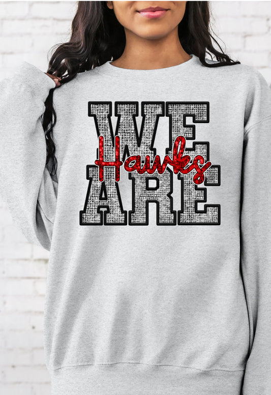 We Are Hawks Faux Sparkle *CHOOSE STYLE*