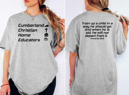 CCHE - Train Up *STUDENT DESIGNED* Grey Kallen Tee