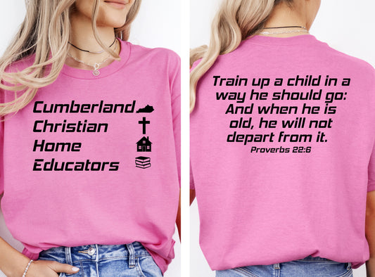 CCHE - Train Up *STUDENT DESIGNED* Pink Kallen Tee