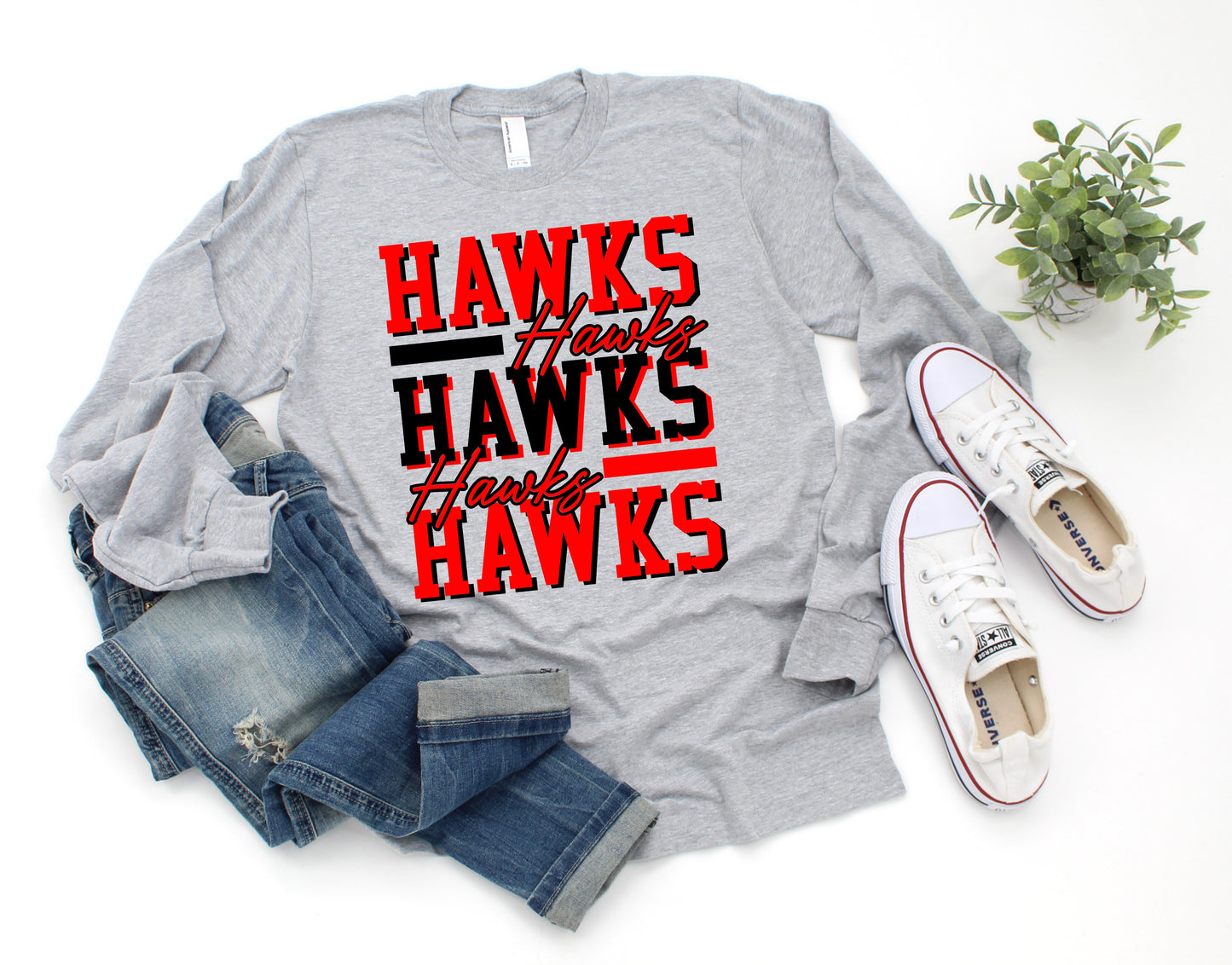 Hawks Layered Grey *CHOOSE STYLE* PRE-ORDER *