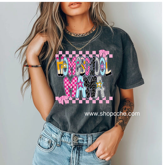 Homeschool Mama Comfort Colors Pepper Tee