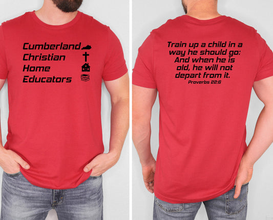 CCHE - Train Up *STUDENT DESIGNED* Red Kallen Tee